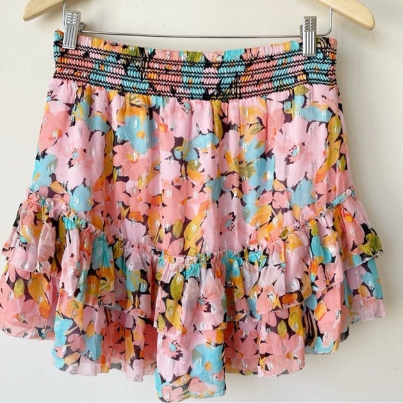 SAYLOR Leslie floral Skirt Size Medium